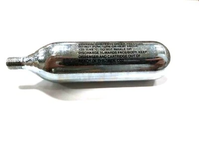 Redrock 38 gram (50 cc) CO2 cartridge 3/8" diameter with 24/in threads