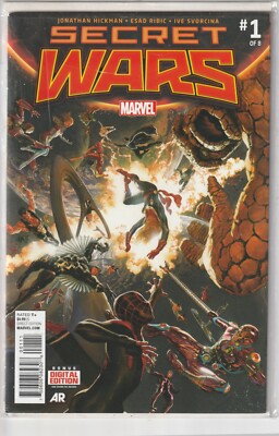 Secret Wars 1 (2015) Hickman MCU Ross Cover 1st Print Key!
