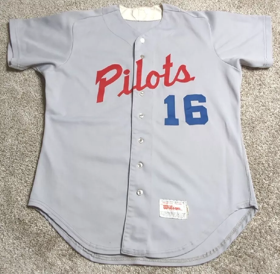 The Seattle Pilots throwback jerseys worn by the Seattle Mariners