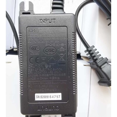 Gve CM42-240160-D 24V 1.6A 38W AC Adapter charger