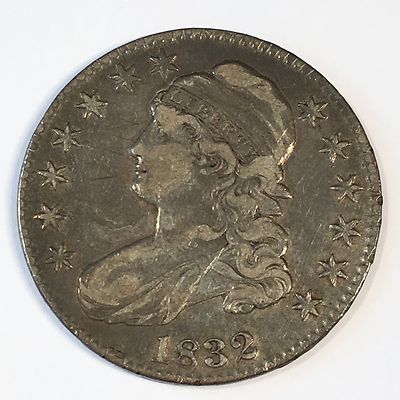 1832 Bust  Half Dollar - Nice Original - Check the High Quality Scans #D010
