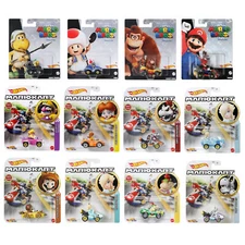 Hot Wheels MARIOKART Super Mario Bros Nintendo Diecast Cars - YOU CHOOSE