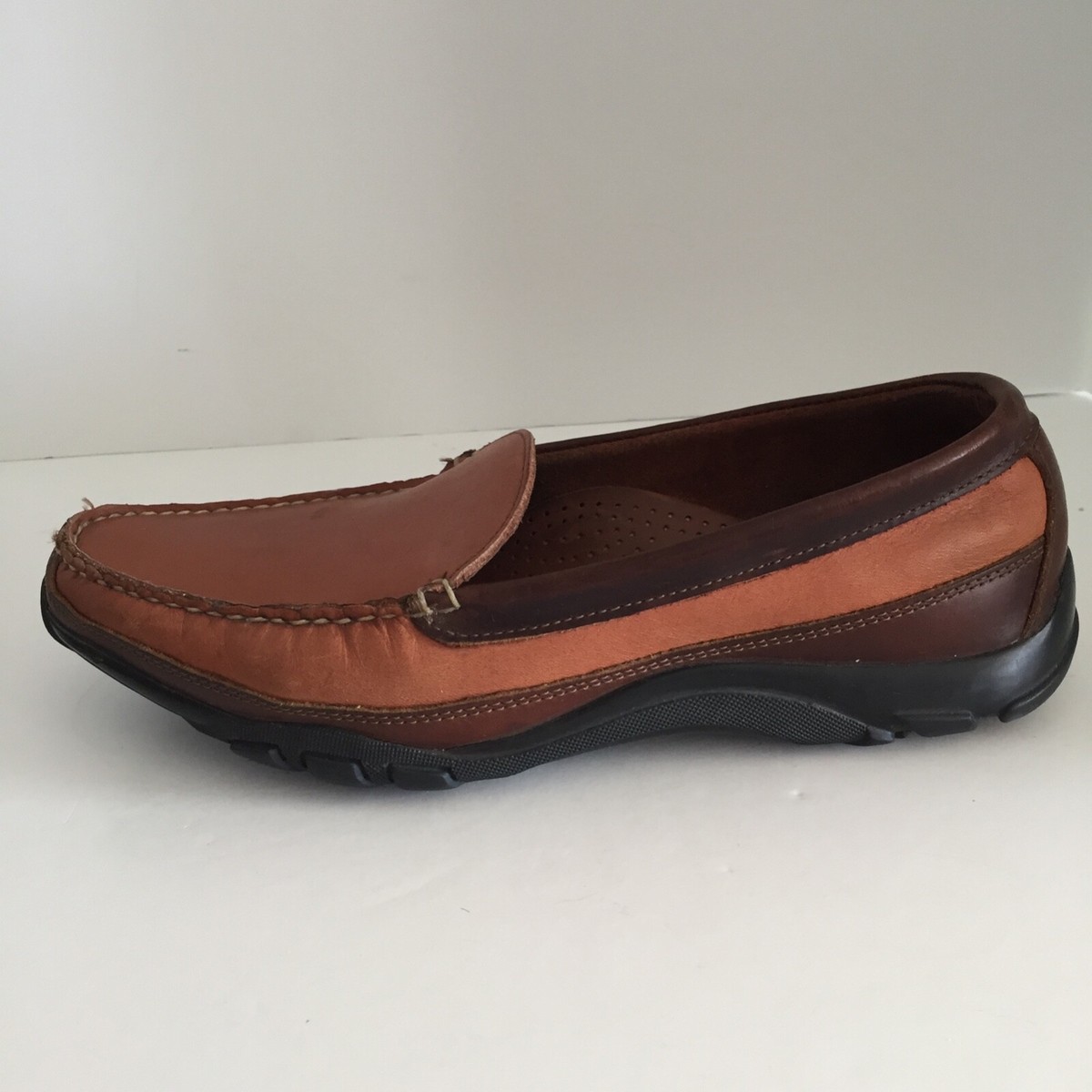 Allen Edmonds Boulder Mens Brown Leather Driving Loafers 9 D 71804 Moc Toe Shoes Allen Edmonds Men main image 3