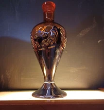 1930s Art Deco Krome Kraft Decanter by Farber Brothers