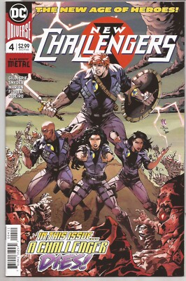 NEW CHALLENGERS #4 - DC  - 2018 - NEW AGE OF HEROES - V. KENNETH MARION COVER