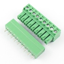 1Pcs 3.5mm Pitch 9 Pin Way Straight Screw Terminal Block Pluggable Connector