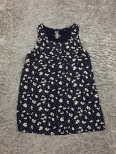 Gap Sleeveless Top Womens Size Medium Black Dark Blue Back