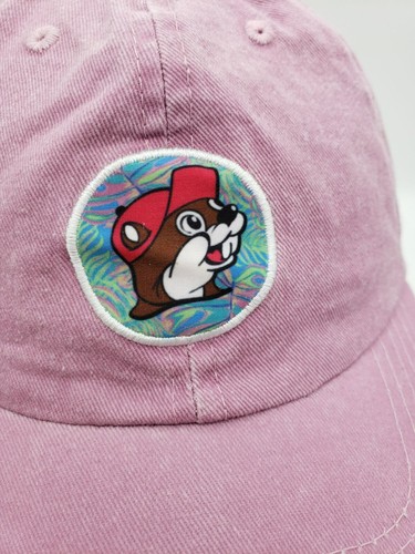 Buc-ees rosa Baseball Cap mit verstellbarem Riemen & gesticktem Biber Logo Bucees - Bild 2 von 9