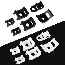 Black or White - Mount Saddle Type Wire Holder Cable Tie Mounting Base