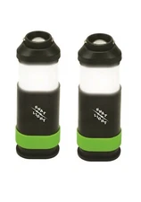 Set of TWO Flashlights Snap Light Lanterns Power Bank USB Rechargable by Arvoe