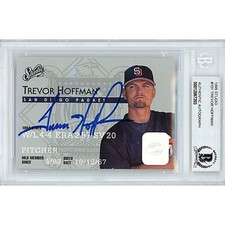 Trevor Hoffman Signed 1995 Donruss Studio #101 Beckett BAS San Diego Padres Auto