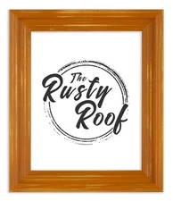 Distressed Cimarron - Burnt Orange Picture Frame - Solid Wood