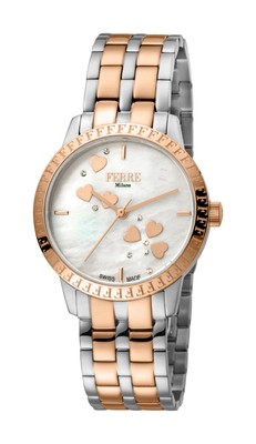 Ferre Milano Women's FM1L128M0051 MOP Dial Two-Tone IP Steel Wristwatch
