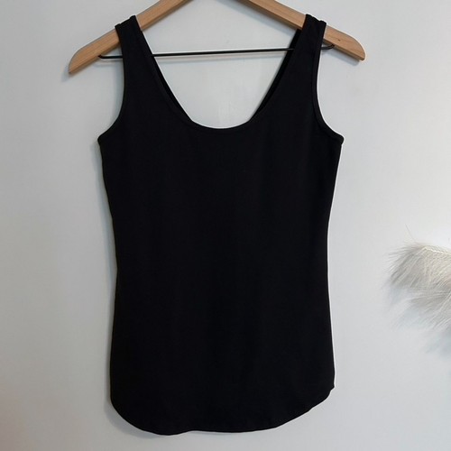 Lululemon Scoop Neck Scoop Back Black Tank