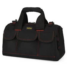 14-inch Heavy Duty Tool Bag with Wide Mouth for Tool StorageCarrier and Organ...