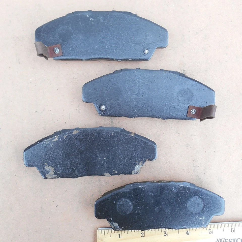 Nueva pastilla de freno semimetálica Hi-Per Tech MKD496 1990-1993 Honda Accord hecha en EE. UU. Foto 2 de 4