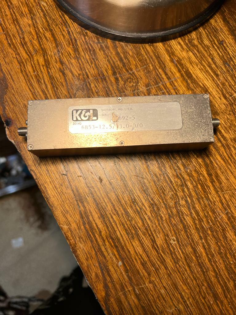 K&L Microwave 6B5312.5/13.00/0 eBay