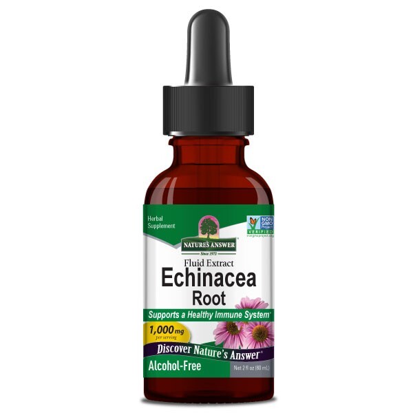 Nature's Answer Echinacia Root 1000mg 60ml for Healthy Immune System