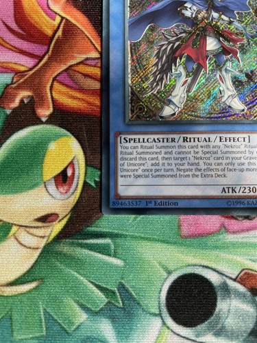 Yu-Gi-Oh Secret Rare Nekroz Of Unicore 1st Edition THSF-EN016 (NM) - Picture 5 of 11