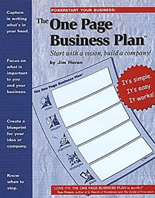 #ad #ad The One Page Business Plan : Start with a Vision Build a Company $6.43
