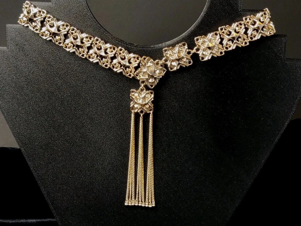 Kendra Scott Heidi Gold Tone Filigree Choker Necklace MSRP $124 Prom Wedding - Image 2 of 4