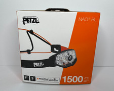 PETZL NAO RL Lampada frontale, 1500 lumen con illuminazione reattiva