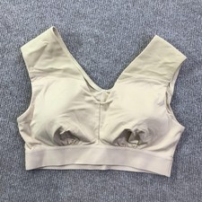 Tommie Copper Sports Bra Womens Medium Beige Shoulder Support Copper Znergy