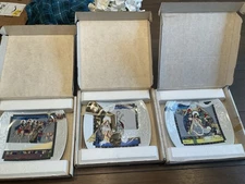 Collector Vintage The Story Of Christmas 3 Plates By Eve Licea Knowles China