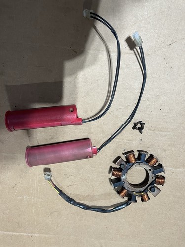 White Outdoor 725–1757 Heated Grips With Copper Coil That Mounts To Engine ￼