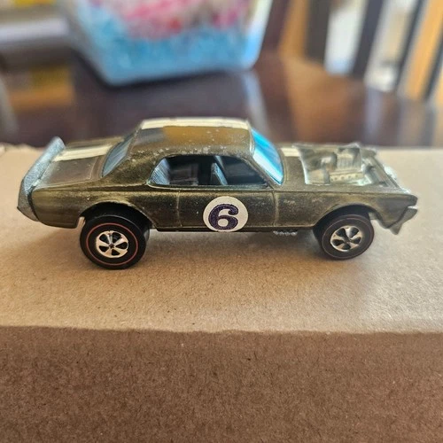 Vintage Hot Wheels Redline Diecast Car 1969 Nitty Gritty Kitty Mercury Cougar