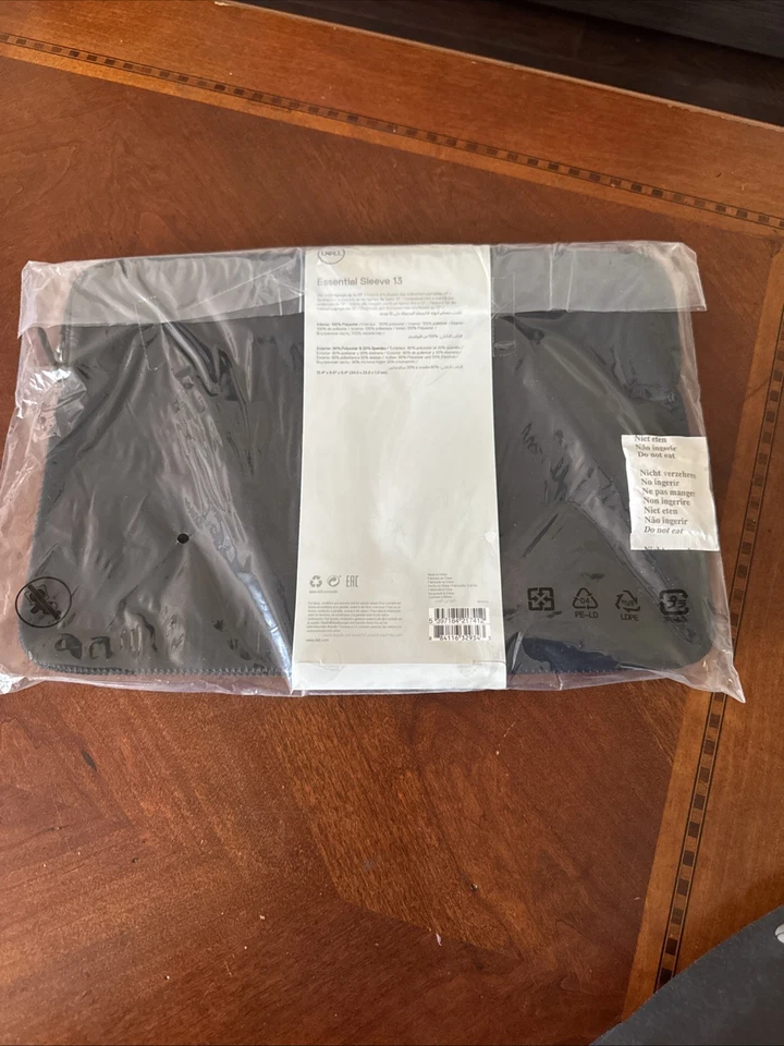 Funda de transporte Dell ES-SV-13-20 13" resistente al agua neopreno 0WHVV2 NEGRA Foto 3 de 3