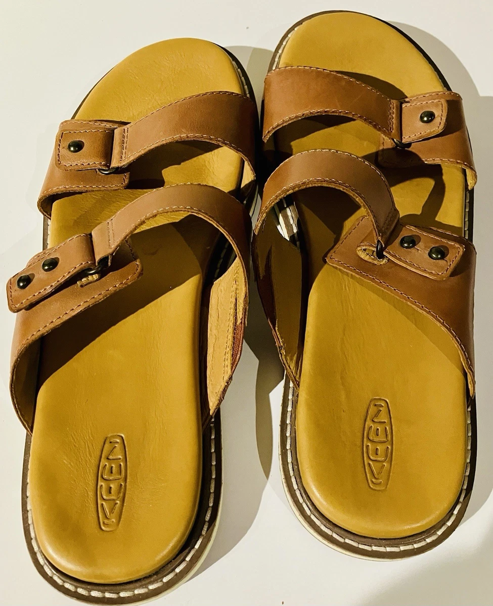 KEEN Uneek Men\'s Water Sandals Slides Slip On Net Brown  US 9 KEEN Brown Slide Sandals for Men for sale | eBay main image 2