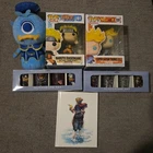 KH Shot Glasses X2 + KH Plush/Art Book + Trunks Funko Pop + Naruto Pop Bundle