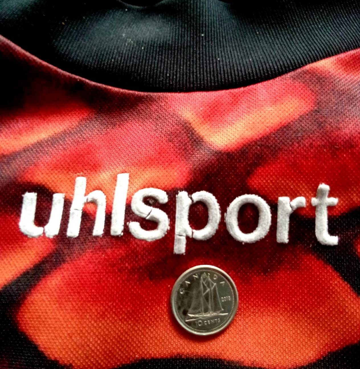 RARE VTG uhlsport Viper Goalkeeper Template Football Shirt Soccer Jersey 90s XL