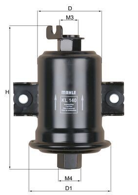 Knecht Kraftstofffilter KL 140 FüR Toyota-image
