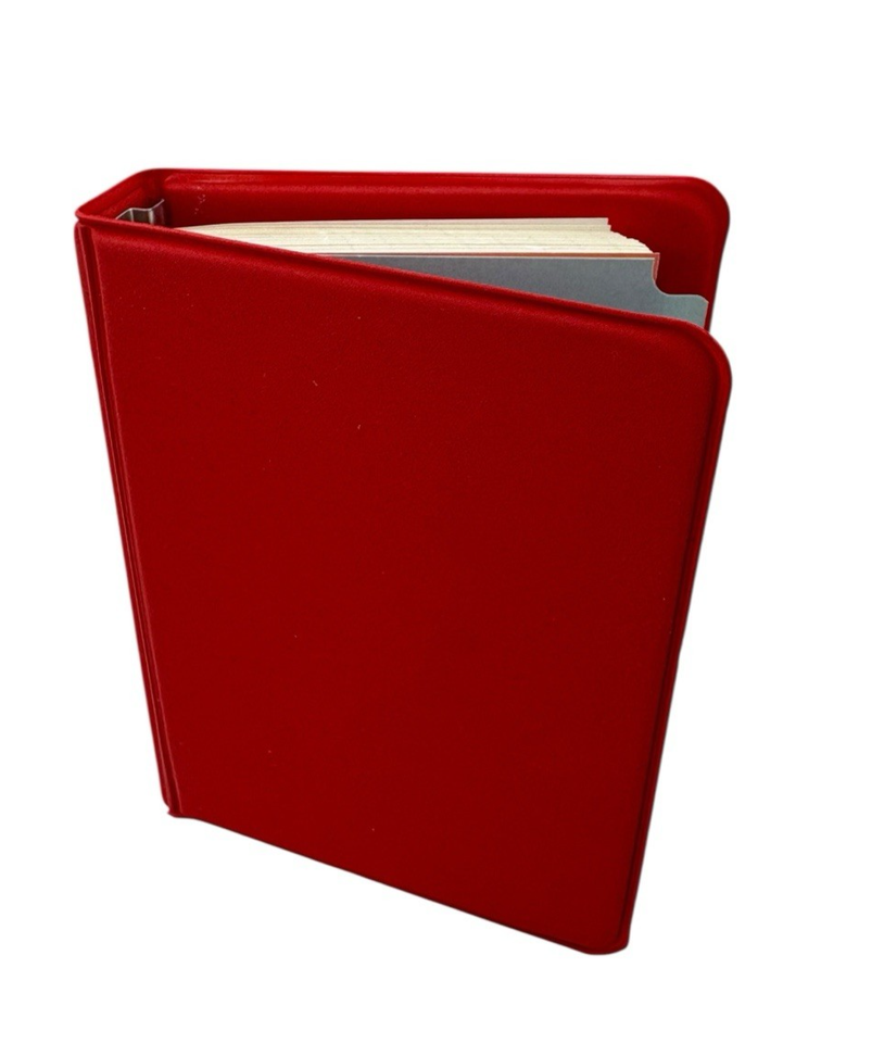 Vintage Eagle Mini Notebook 3 Ring Binder Red 5