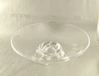 Steuben Scroll Footed Clear Glass Bowl designed by John Dreves USA EUC