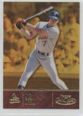 2001 Topps Gold Label Class 2 Gold 632/699 JD Drew #40 0t2