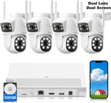 Wireless CCTV System Outdoor 4MP Security Camera WiFi with Hard Drive 2Way Audio