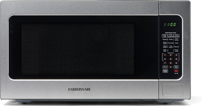 1100W 2.2 Cu Ft Countertop Microwave Oven with Smart Sensor, LED Lighting, Child