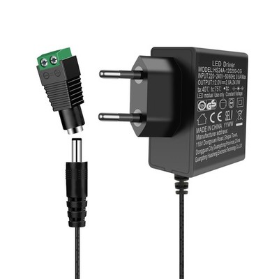 12V Netzteil 2A AC Adapter Power Supply für LED Strip Kamera Festplatte 24W 12V