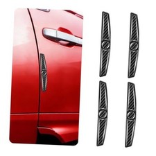 4PCS Carbon Fiber Car Door Edge Guards,Anti Scratch Anti-Collision Car Door