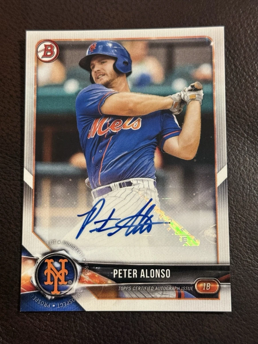 Bowman Pete Alonso Baseball 2018 Season Sports Trading Cards