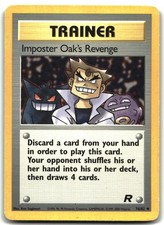 Imposter Oak's Revenge 76/82 Uncommon Team Rocket Pokemon Unlimited MP on eBay