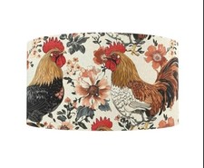 7/8 inch 1 yard Chicken Hen Rooster farm Printed Grosgrain Ribbon 1275401