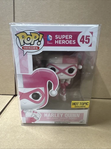 Funko Pop! DC Universe Harley Quinn 45  HT Exclusive In Protector Hot Topic
