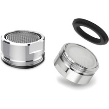 High Flow Bathroom Sink Faucet Aerator 15/16 Inch Male Thread Chrome Plated