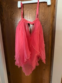 Victoria Secret Sexy Little Things Chiffon Lace Foam Cups Babydoll Sexy 36C