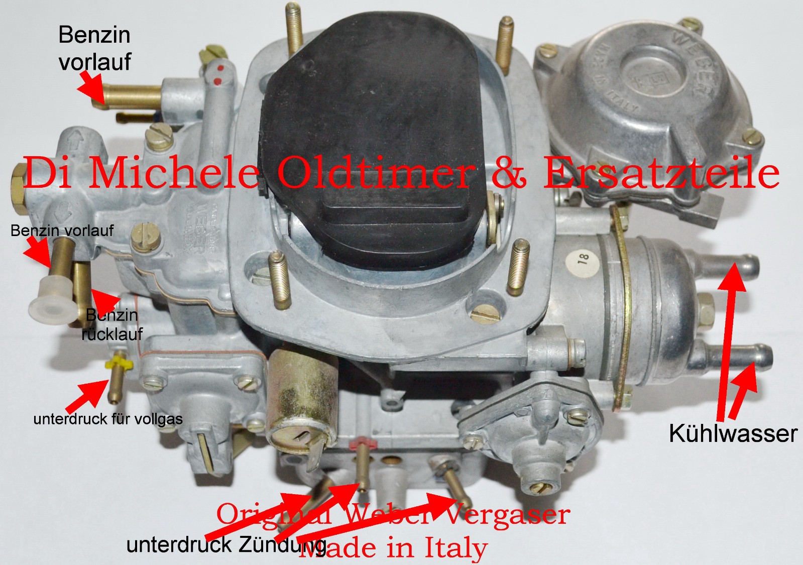 28/32 ADHA 6/179 Weber Carburetor, Made In Italy, Weber 22560009, B. 5239