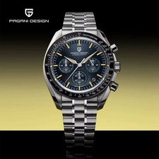 42MM PAGANI DESIGN Quartz Men Watch Diver Stainless 100M Waterproof Luminous NEW